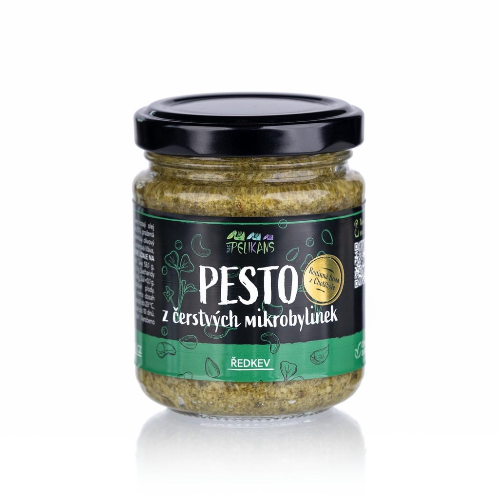 Pesto z mikrobylinek - ředkev 100 g The Pelikans 